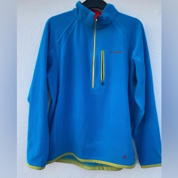 Columbia Other - Columbia Blue Jacket with Red Trim